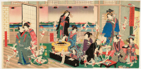 Utagawa%20Yoshiiku%2C%20%3Cb%3E%3Ci%3E%20Kane%20kinchaku%20ojime%20no%20zendama%20%28Virtuous%20Imps%20Vying%20for%20the%20Purse%20Strings%20of%20a%20Nouveau-riche%29%3C%2Fi%3E%3C%2Fb%3E%2C%201860%2C%20color%20woodblock%20print%20on%20paper%3B%20%26%23333%3Bban%20nishiki-e%3B%20triptych%2C%20Gift%20of%20Drs.%20Louis%20and%20Annette%20Kaufman%2C%20public%20domain%2C%2083.67.1a-c